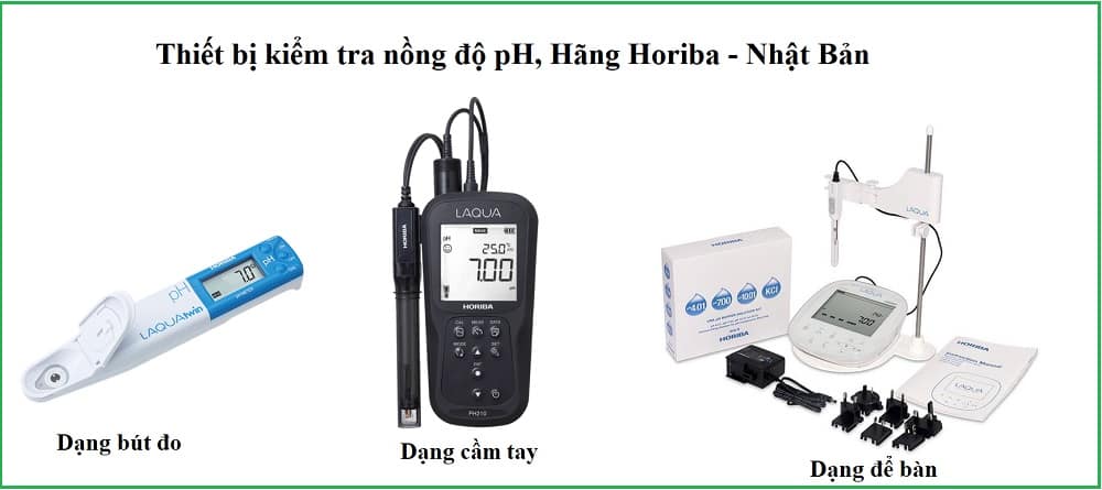 Thiết bị và điện cực đo pH Horiba