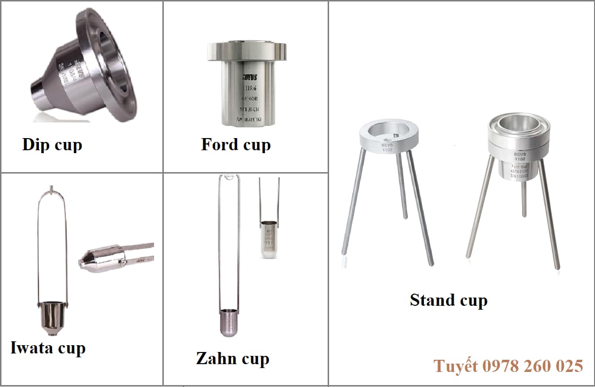 Các loại cốc đo độ nhớt