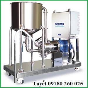 Máy khuấy trộn bột polimix trong công nghiệp
