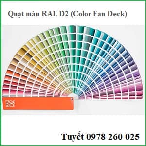 Quạt màu Ral D2 (Color Fan Deck)