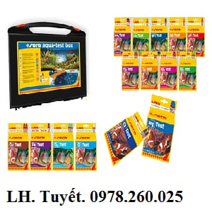 Môi trường trong nuôi trồng thủy sản. Test Sera kiểm tra chất lượng nước - THIẾT BỊ – VẬT TƯ RT test sera 1