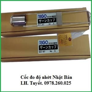 Cốc đo độ nhớt Rigosha - Japan