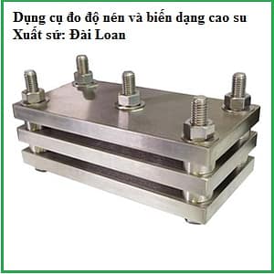 Dụng cụ đo độ nén và biến dạng cao su QC-631A