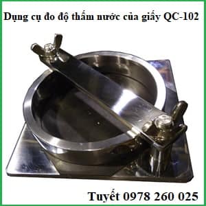 Dụng cụ đo độ thấm nước của giấy QC-102 (water absorption tester)