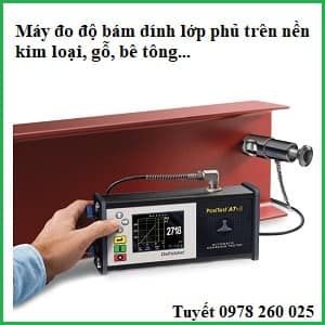 Máy đo độ bám dính sơn trên gỗ, bê tông, kim loại...