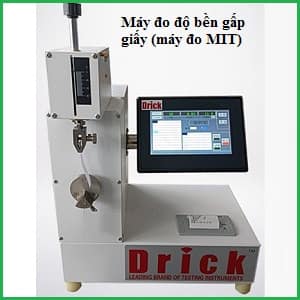 Máy đo độ bền gấp giấy Drk111 (MIT Folding Tester)