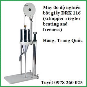 máy đo độ nghiền bột giấy DRK 116