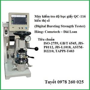 Máy kiểm tra độ bục giấy QC-116 hiển thị số