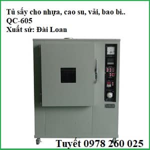 Tủ sấy QC-605 (Drying Oven) cho nhựa, cao su, vải, bao bì