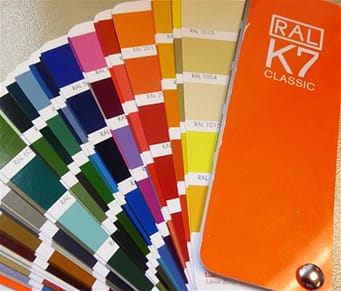 Quạt màu ral K7 Quạt màu ral K7