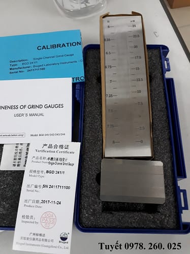 Dụng cụ đo độ mịn sơn Trung Quốc Dụng cụ đo độ mịn sơn Trung Quốc