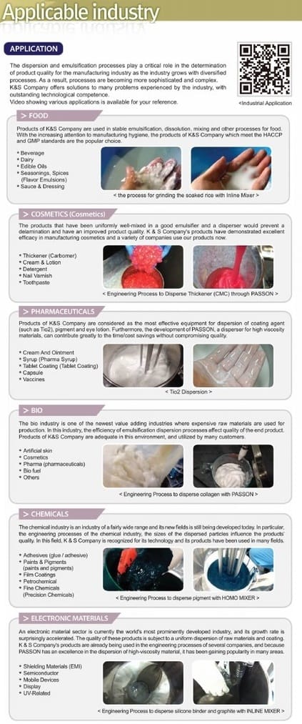 Ứng dụng máy khuấy trộn KNS Ứng dụng máy khuấy trộn KNS
