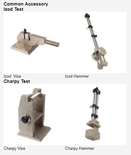 Phụ kiện tùy chọn cho thiết bị kiểm tra độ bền va đập QC-639P Phụ kiện tùy chọn cho thiết bị kiểm tra độ bền va đập QC-639P