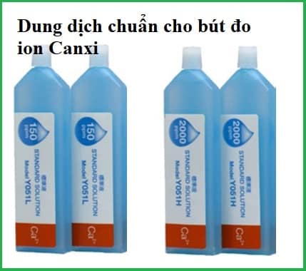Bút đo canxi Ca-11 trong đất, nước, thức uống - Horiba, Nhật Bản 2 dung dich chuan cho but do ion