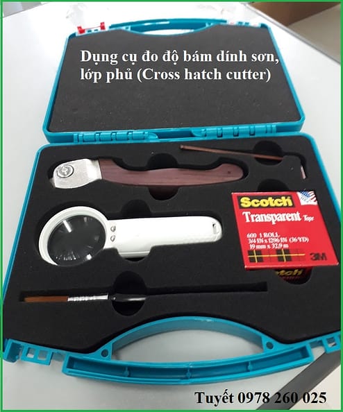 Dụng cụ đo độ bám dính màng sơn Trung Quốc Dụng cụ đo độ bám dính màng sơn Trung Quốc