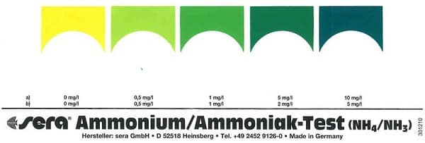 Bảng màu Test nh3 - kiểm tra hàm lượng khí độc Bảng màu Test nh3 - kiểm tra hàm lượng khí độc