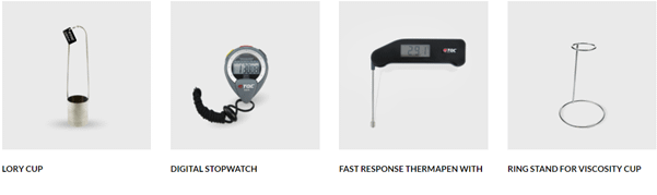 Phụ kiện cho cốc đo độ nhớt TQC