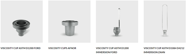 Các loại cốc đo độ nhớt Tqc sheen Các loại cốc đo độ nhớt Tqc sheen