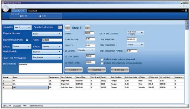 Phần mềm cho máy đo độ nhớt Phần mềm cho máy đo độ nhớt
