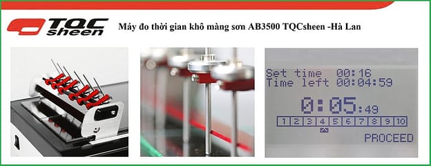Máy đo thời gian khô màng sơn AB3500 (Drying Time Recorder) 2 may do thoi gian kho son ab3500