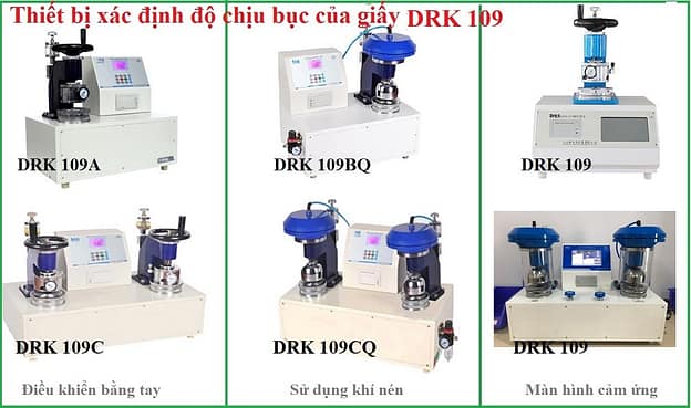 Một số model máy đo độ bục giấy DRK109 Một số model máy đo độ bục giấy DRK109
