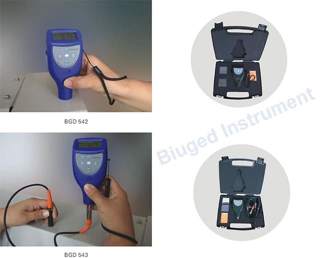 Máy đo độ dày màng sơn khô Trung Quốc Buiged Dry Film Thickness Gauge