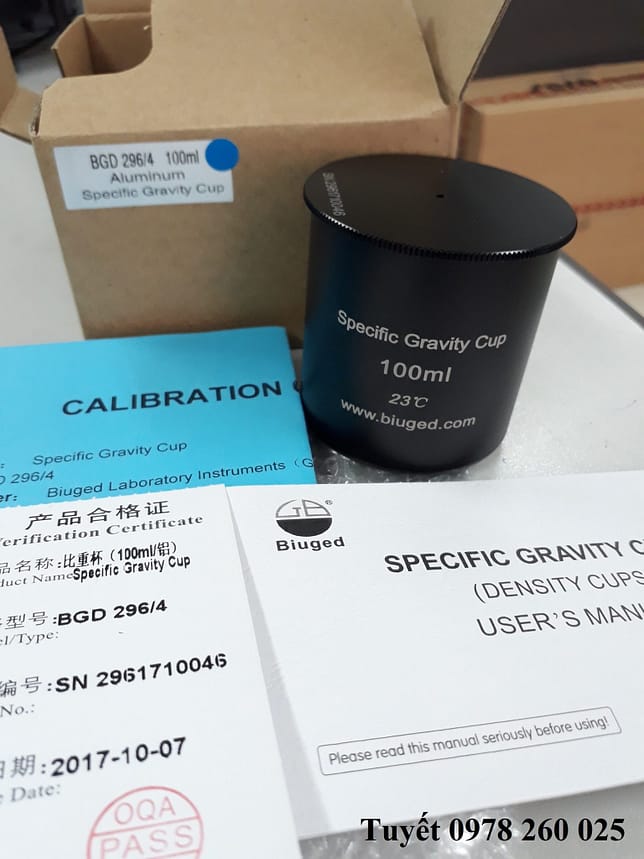 Hướng dẫn sử dụng dụng cụ đo tỉ trọng sơn Hướng dẫn sử dụng dụng cụ đo tỉ trọng sơn