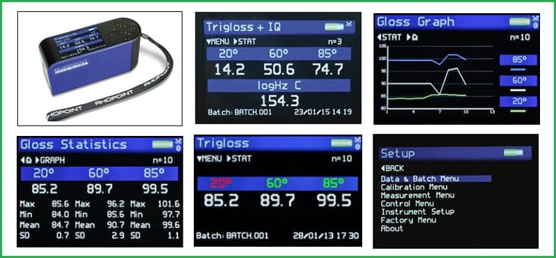 Máy đo độ bóng 3 góc 20-60-85˚ Máy đo độ bóng 3 góc 20-60-85˚