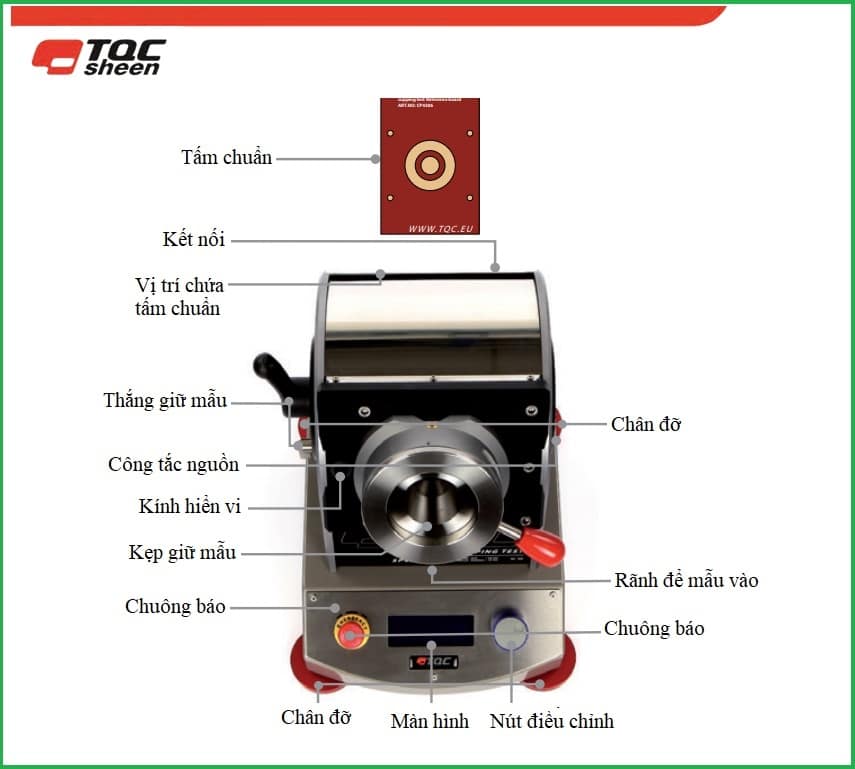 Máy đo độ rạn nứt sơn SP4300 bằng phương pháp ấn lõm sâu