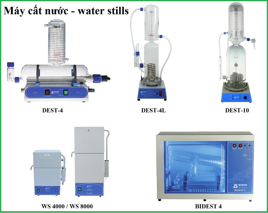 Máy cất nước (water stills) DEST4, BIDEST4, Boeco – Đức - THIẾT BỊ – VẬT TƯ RT may cat nuoc water stills