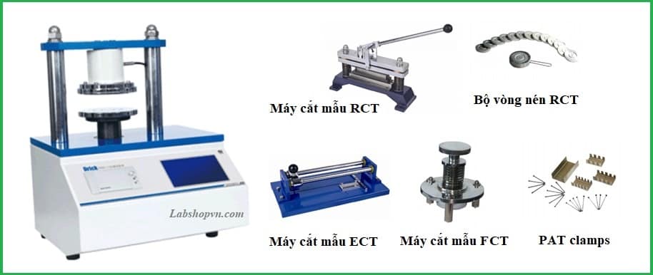 Các loại phụ kiện của máy đo độ nén vòng giấy DRK113 Các loại phụ kiện của máy đo độ nén vòng giấy DRK113